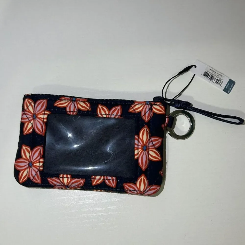 NWT Vera Bradley Floral Burst Zip ID Holder - Picture 4 of 5